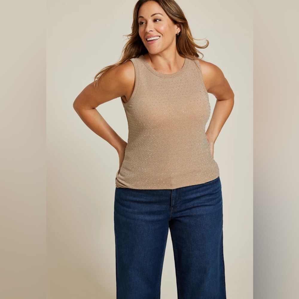 Maurice’s Plus Size Rhinestone Embellished Tank
Top